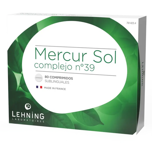 Lehning Mercur Sol Complex No. 39, 80 gélules