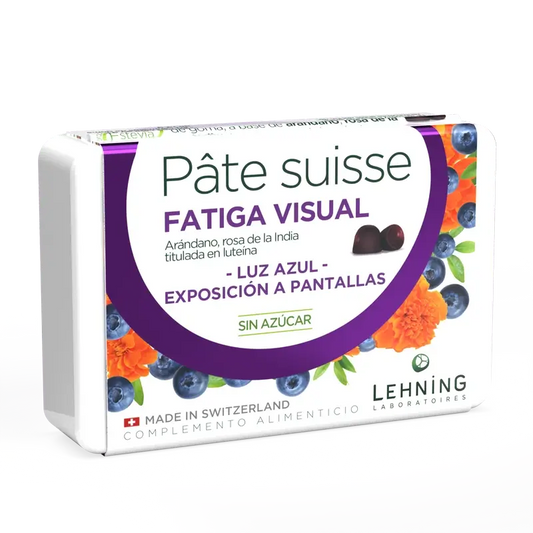 Lehning Pâte Suisse Fatigue visuelle, 40 bonbons