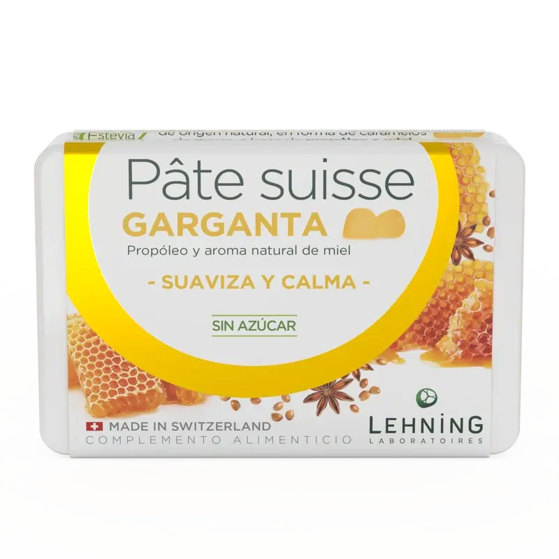 Lehning Pâte Suisse Throat, 40 bonbons