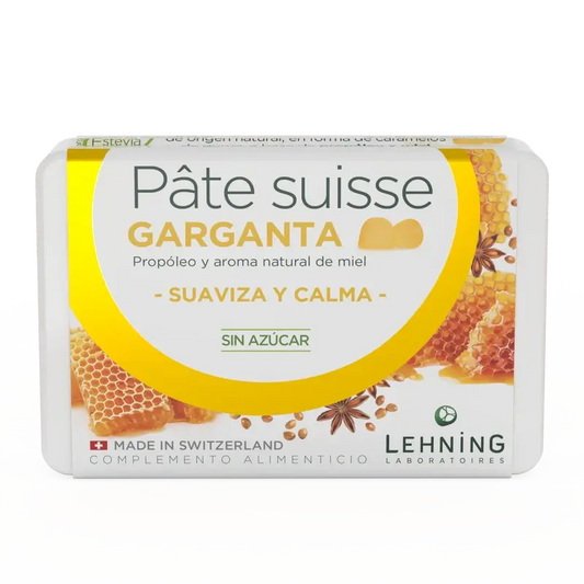 Lehning Pâte Suisse Throat, 40 bonbons