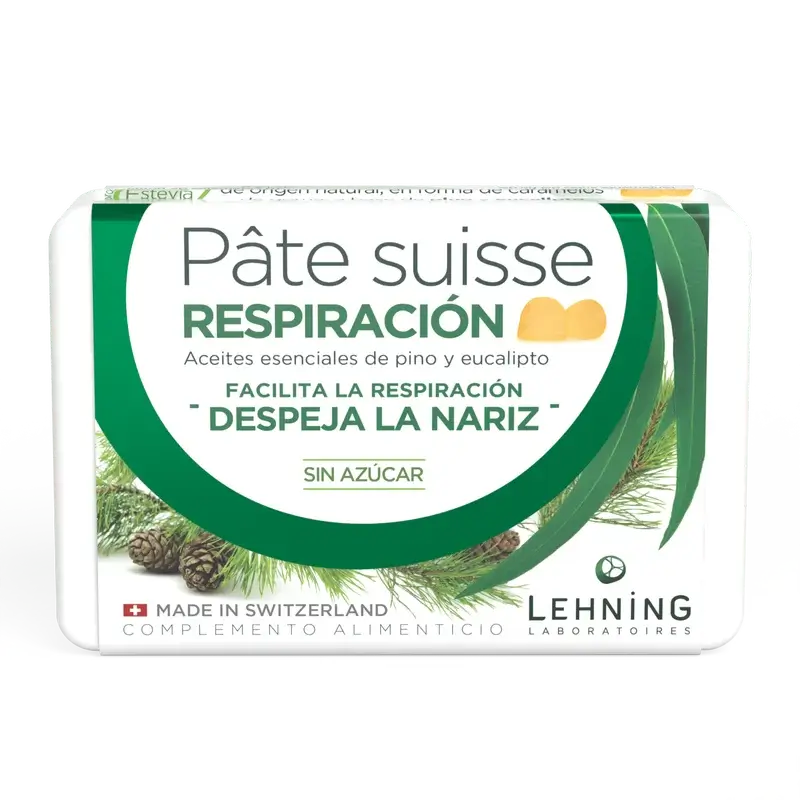 Lehning Pâte Suisse Respiration, 40 bonbons