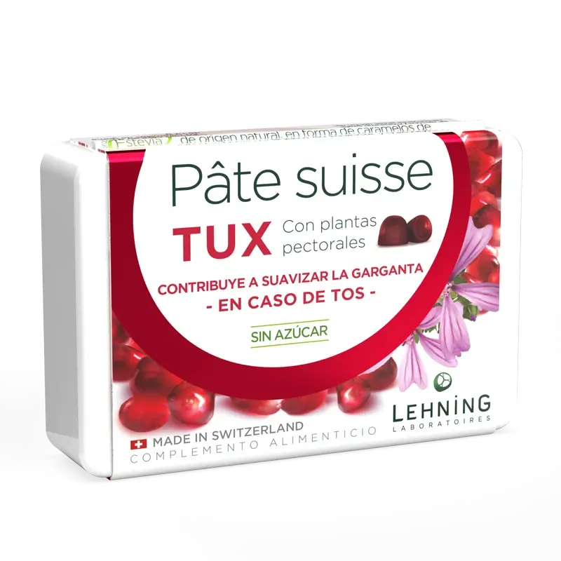 Lehning Pâte Suisse Tux, 40 bonbons