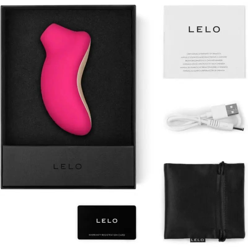 Lelo Sona Stimulator Stimulateur de clitoris Couleur cerise