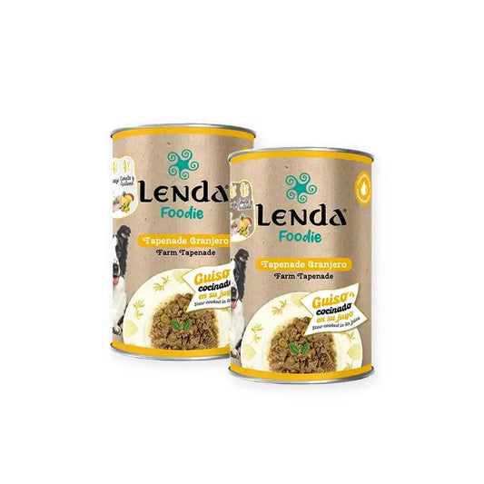 Lenda Foodie Tapena de chien « De Granjero », lot de 2 x 12 x 400 g