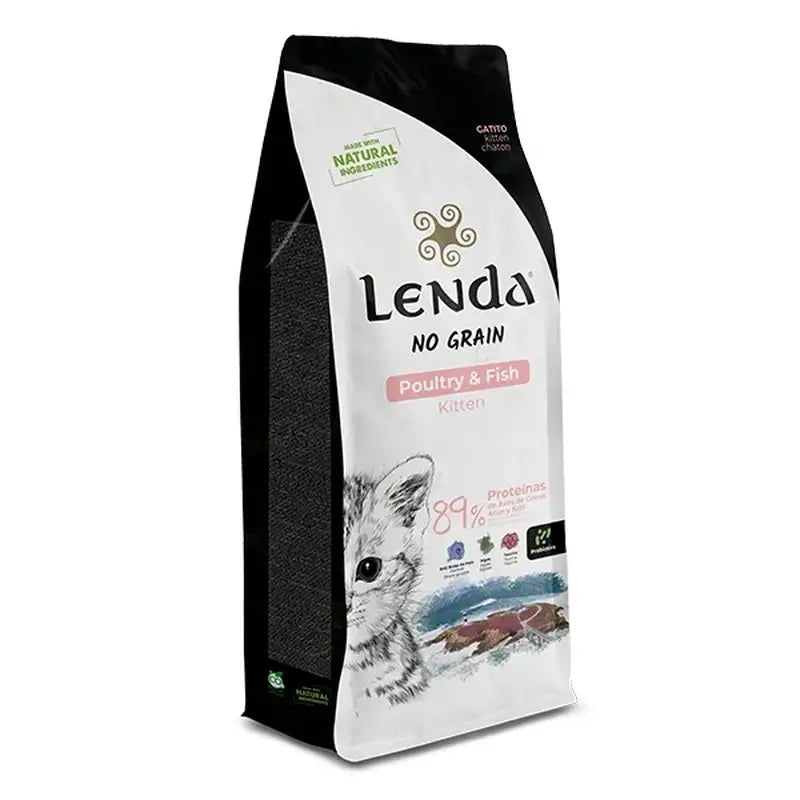 Lenda Cat Kitten Volaille et poisson sans céréales, 2 kg