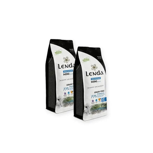 Lenda Perro Mini Hypoallergénique Sans Céréales, lot de 2 x 2 kg