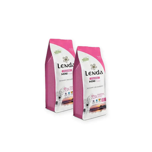 Lenda Perro Mini Puppy First Bites, lot de 2 x 2 kg