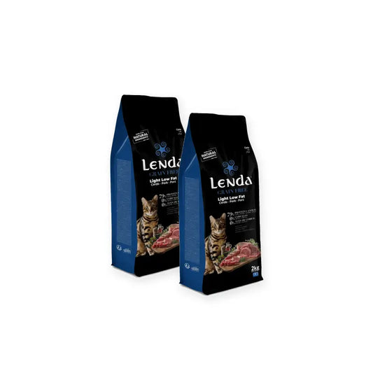 Lenda Senior Cat Light Low Fat Gf, lot de 2 x 2 kg