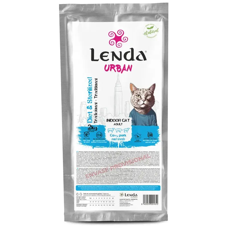 Lenda Urban Indoor Sterilised Cat, 2 kg