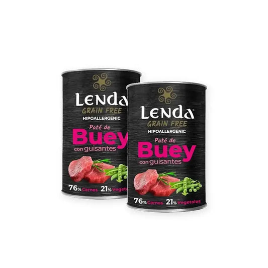 Lenda Wet Perro Buey, lot de 2 x 12 x 400 g