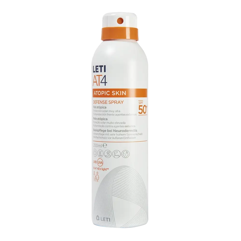 Letiat4 Spray Défense Spf50+, 200 ml