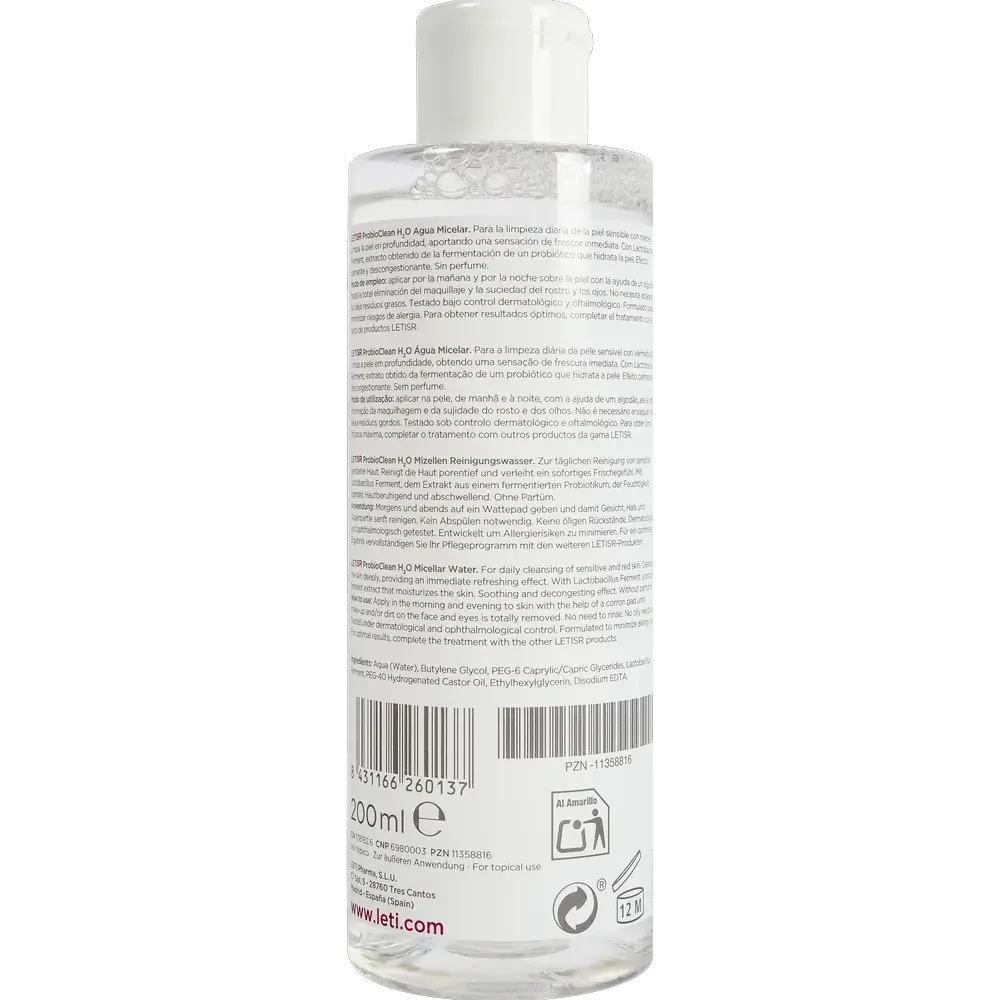 Leti SR Probioclean Eau micellaire, 200 ml