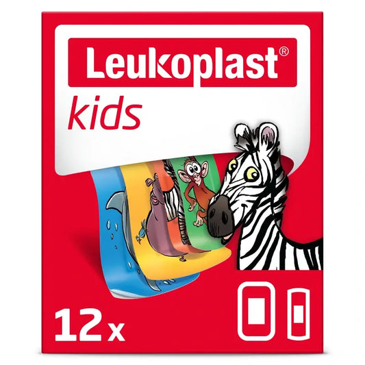 Leukoplast Kids Zoo, assortiment de 12 pièces