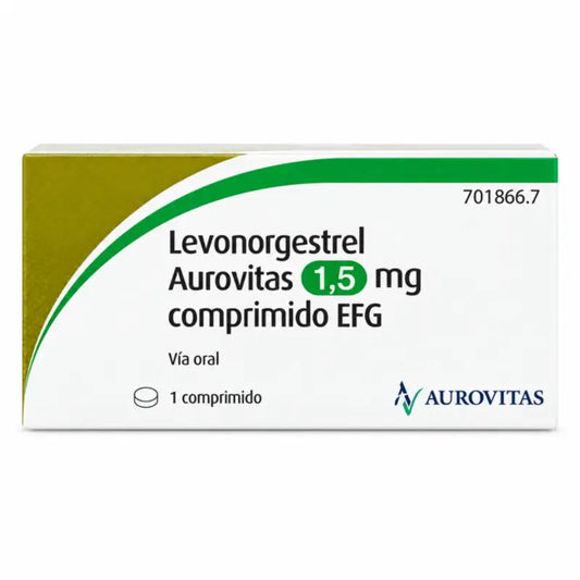 Levonorgestrel Aurovitas EFG 1,5 mg 1 Comprimé