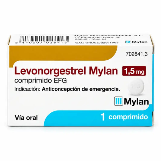 Levonorgestrel Mylan EFG 1,5 mg, 1 comprimé