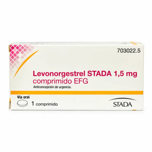 Levonorgestrel Stada EFG 1,5 mg 1 Comprimé