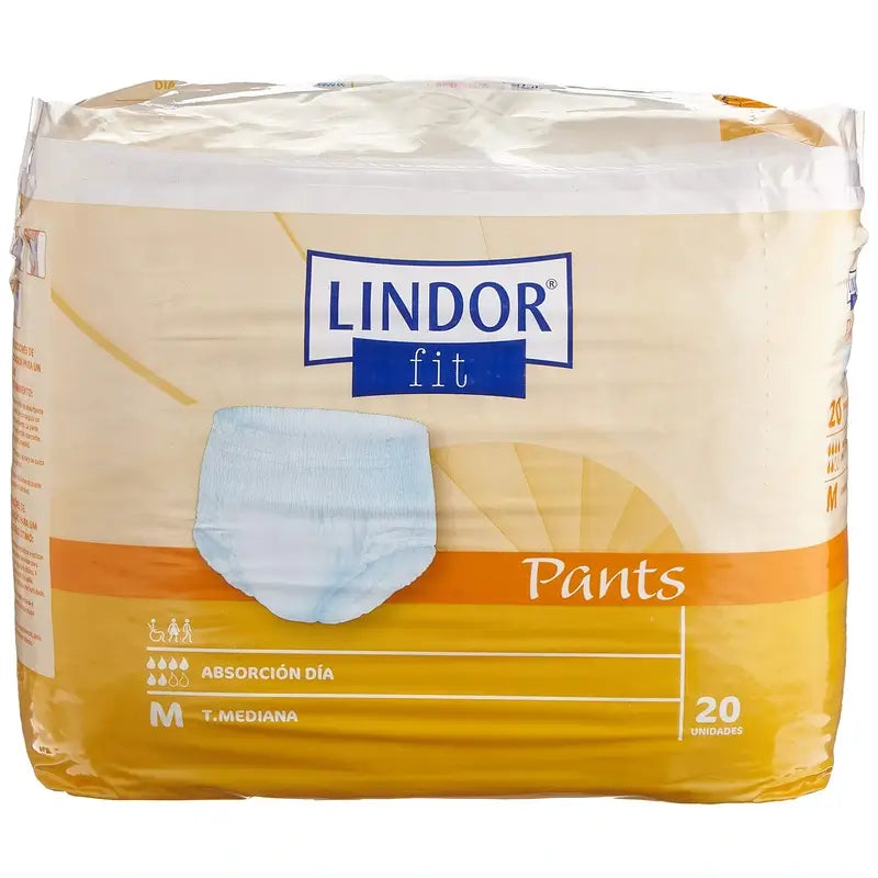 Lindor Fit Pants Diapers Day Size M, 80 pcs.