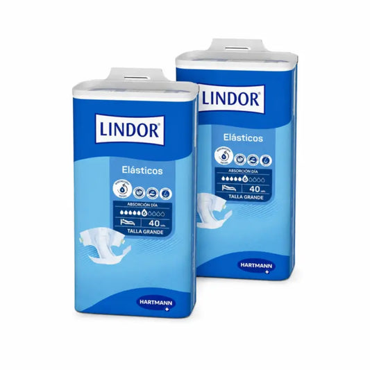 Couches élastiques Lindor Taille L, 80 pcs.