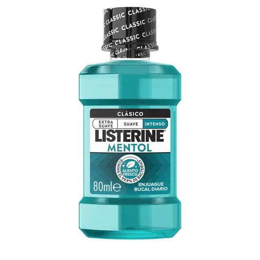 Rince-bouche Listerine Menthol, 80 ml