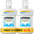 Rince-bouche Listerine, Advanced White avec blanchisseur, saveur menthe douce, sans alcool 2 X 1000ml Pack