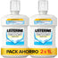 Rince-bouche Listerine, Advanced White avec blanchisseur, saveur menthe douce, sans alcool 2 X 1000ml Pack