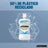 Rince-bouche Listerine, Advanced White avec blanchisseur, saveur menthe douce, sans alcool 2 X 1000ml Pack