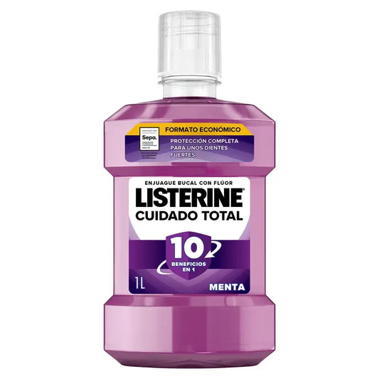 Rince-bouche Listerine Total Care, arôme menthe, 1L