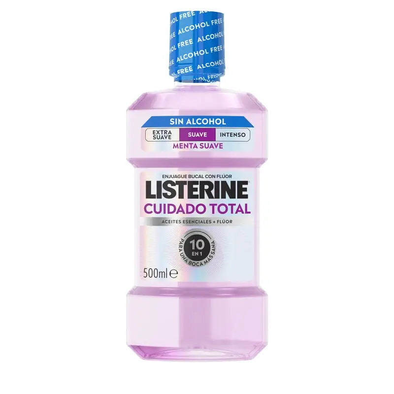 Rince-bouche sans alcool Listerine Total Care Mild Flavour, 500 ml