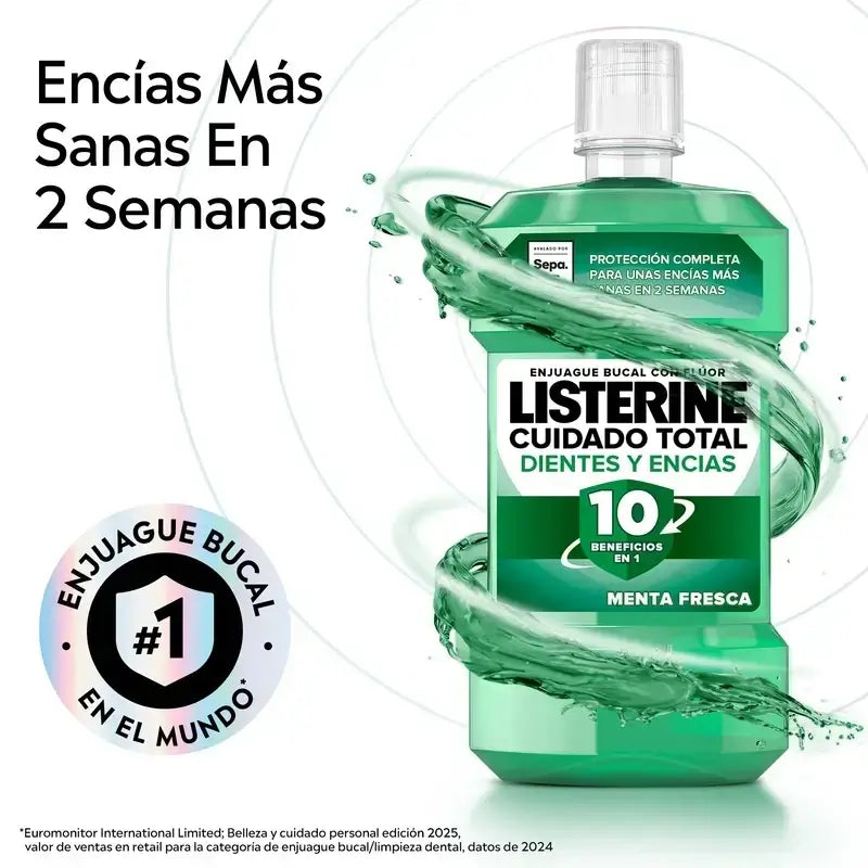 Listerine Teeth & Gums Mouthwash Pack 500 ml + 250 ml