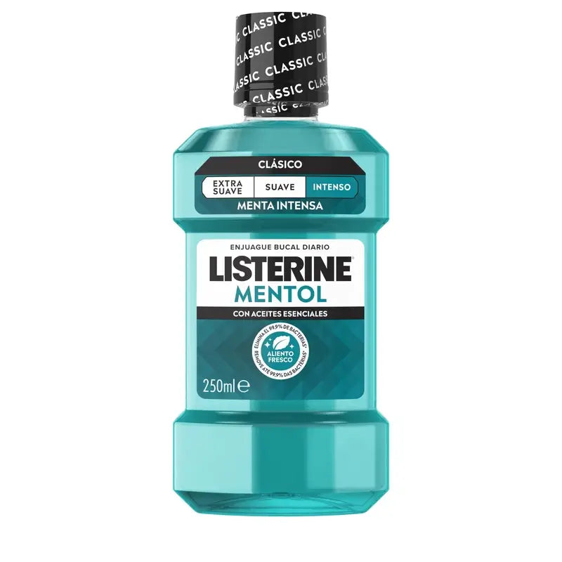 LISTERINE Bain de bouche au menthol, 250 ml