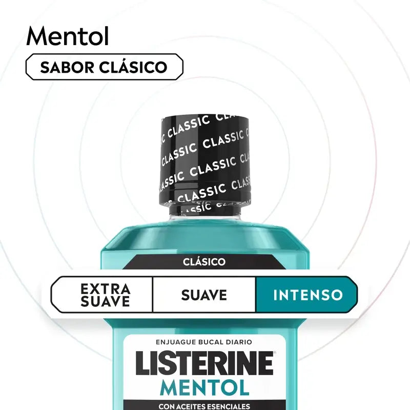 LISTERINE Bain de bouche au menthol, 250 ml