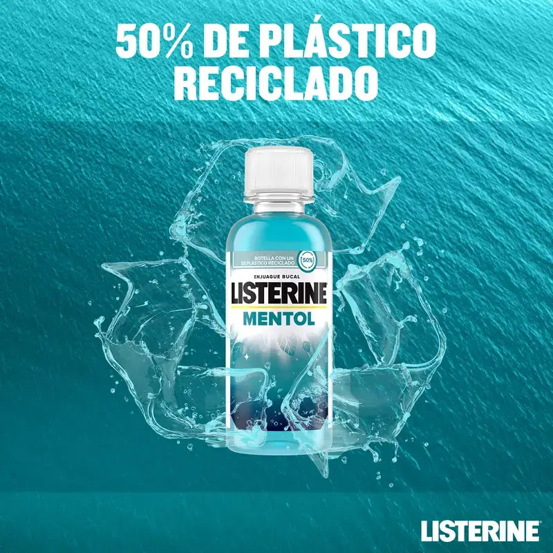Listerine, bain de bouche au menthol, 95 ml