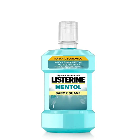 Listerine, bain de bouche au menthol, 1000 ml