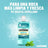 Listerine Bain de bouche Menthol Arôme doux Bain de bouche sans alcool Pack 500 ml + 250 ml