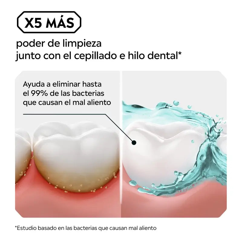 Rince-bouche Listerine, Menthol Doux, Doux, Sans alcool, Usage quotidien, 500ml