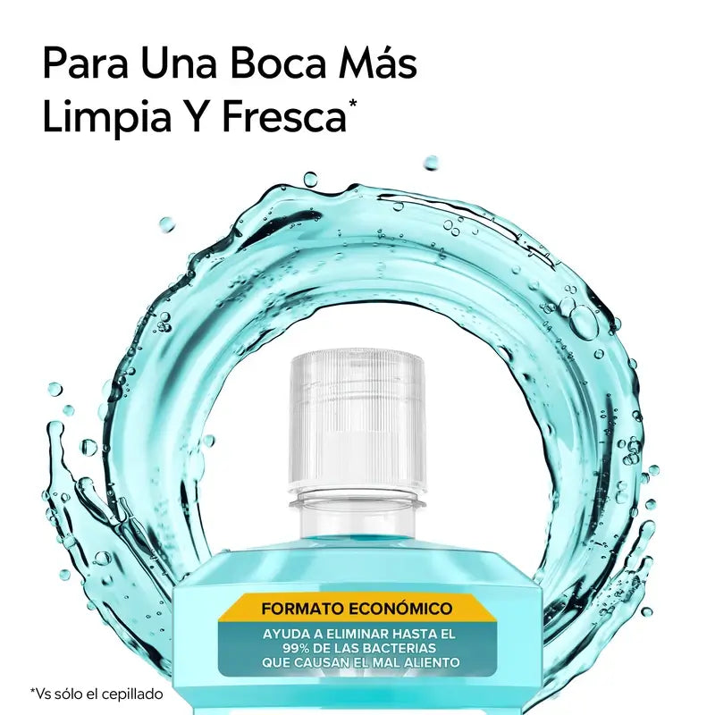 Rince-bouche doux sans alcool Listerine, 2 x 1L