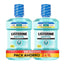 Rince-bouche doux sans alcool Listerine, 2 x 1L