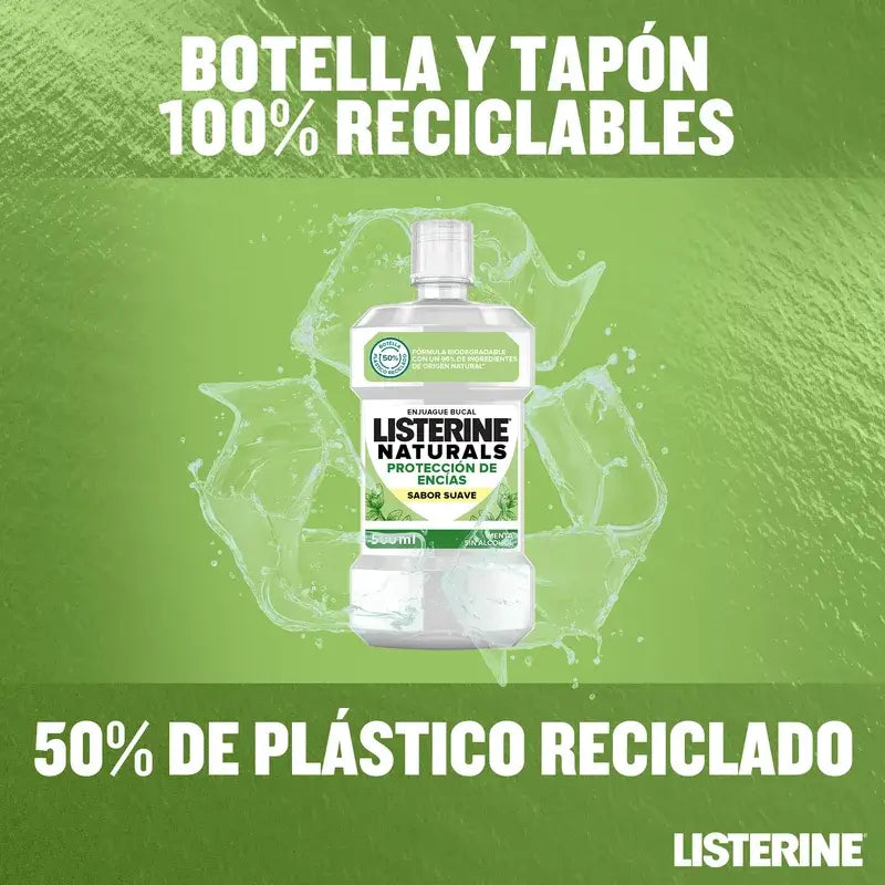 Rince-bouche Gingiva de Listerine Naturals, 500 ml
