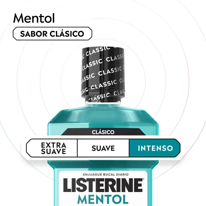 LISTERINE Bain de bouche au menthol, 500 ml