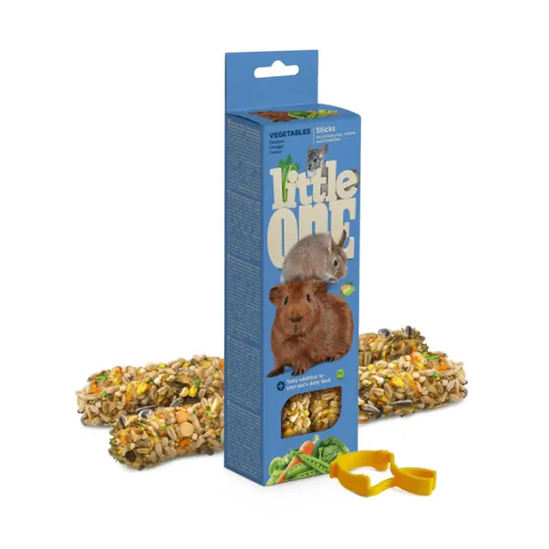 Littleone Sticks Bâtonnets de Légumes C.India Lapin Chinchilla 8X120Gr