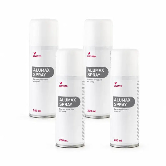 Livisto Alumax Spray, lot de 4 x 200 ml