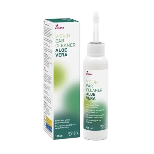 Livisto V-Skin Nettoyeur d'oreilles Aloe Vera 125 Ml