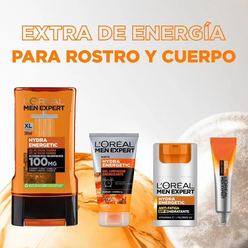 L'Oréal Paris Men Expert Hydra Enegertic 24H Anti-Fatigue Crème Hydratante avec Spf15