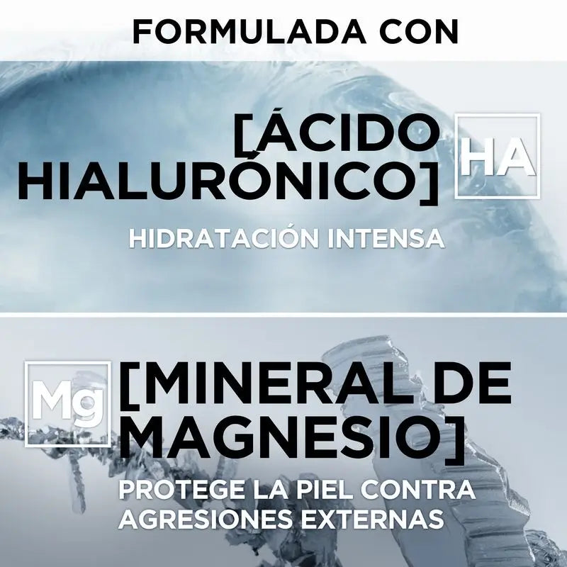 L'Oréal Paris Men Expert Nettoyant Visage Défense Magnésium : Hypoallergénique, Minéral Magnésium & Acide Hyaluronique