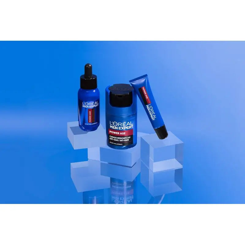 L'Oréal Paris Men Expert Power Age Serum : Anti-âge avec acide hyaluronique, réduit les rides