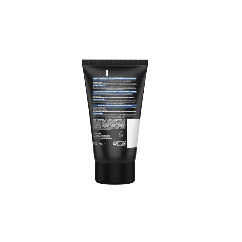 L'Oréal Paris Men Expert Gel Exfoliant Anti-Points Noirs au Charbon Pur 100 Ml