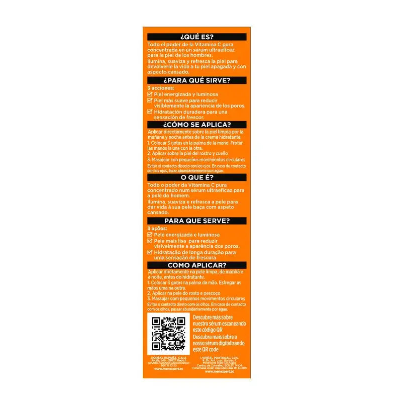 L'Oréal Paris Men Expert Vitamine C Hydra Energetic Anti-Fatigue Serum