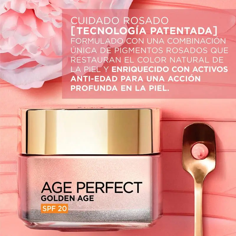 L'Oréal Paris Age Perfect Golden Age Sun Protection Day Cream Spf 20 Peaux matures et ternes