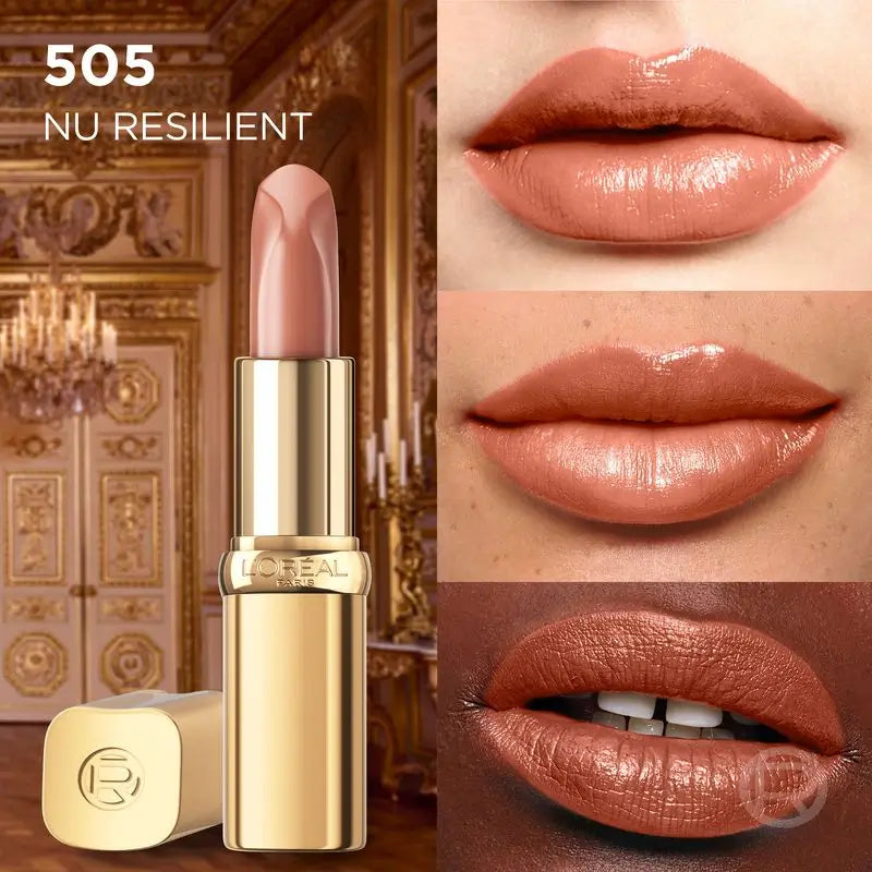 L'Oréal Paris Rouge à lèvres Color Riche Nudes Of Worth Satin Lip Gloss Shade 505 Nude Resilient