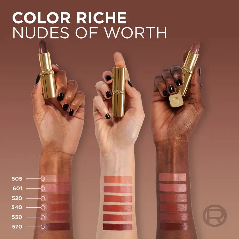 L'Oréal Paris Rouge à lèvres Color Riche Nudes Of Worth Satin Shade 540 Nude Unstoppable